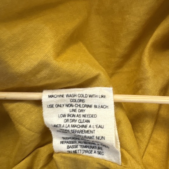 Floreat ANTHROPOLOGIE Sundress Size 2 Yellow Sleeveless Black‎ Embroidery Boho - Picture 8 of 12